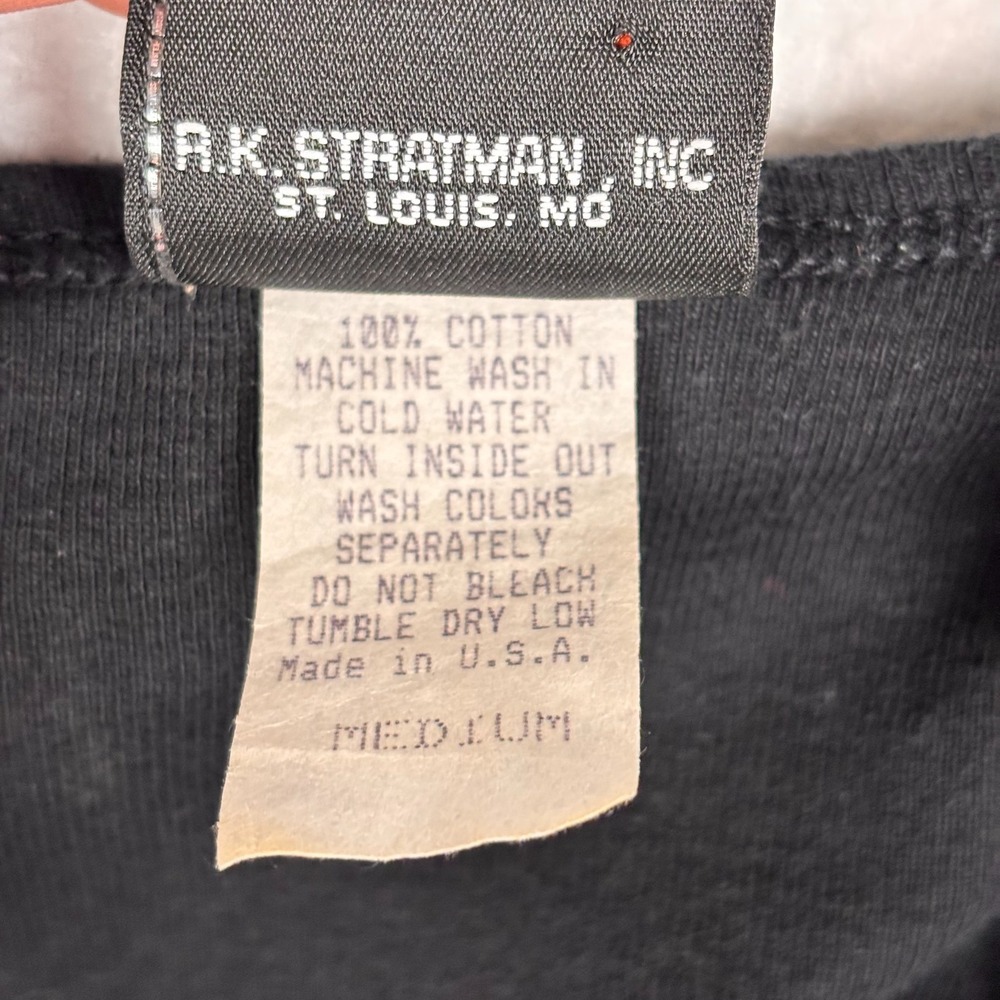 Harley‎ Davidson Sturgis Womens Medium Y2K Grunge Crop RK Stratman Made in USA - Picture 5 of 7